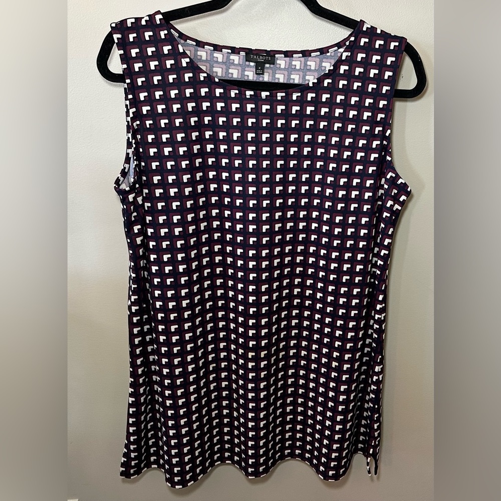 Talbots sleeveless top
